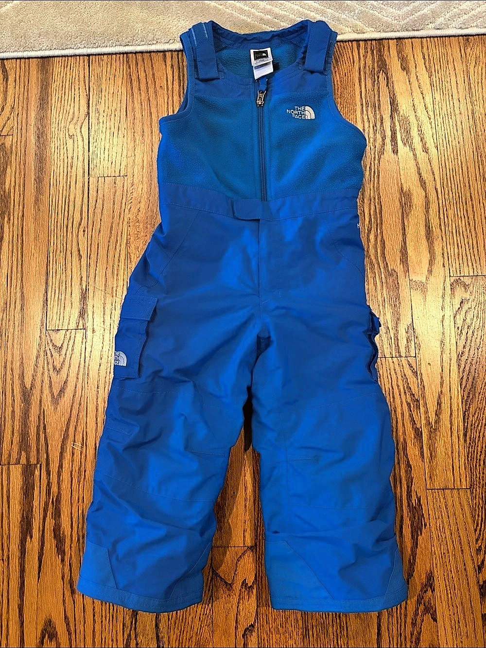 The North Face Toddler Insulated Snow Bib Blue Boys 3T/3